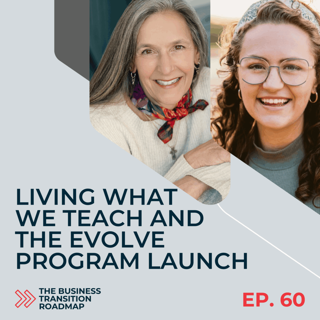 Graphic image for the podcast episode Living What We Teach and the Evolve Program Launch