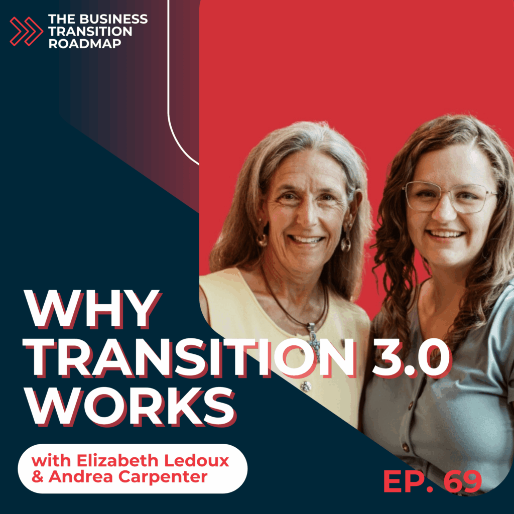 Image of Elizabeth and Andrea for the podcast Why Transition 3.0 Changes Everything: Our Evolve Program
