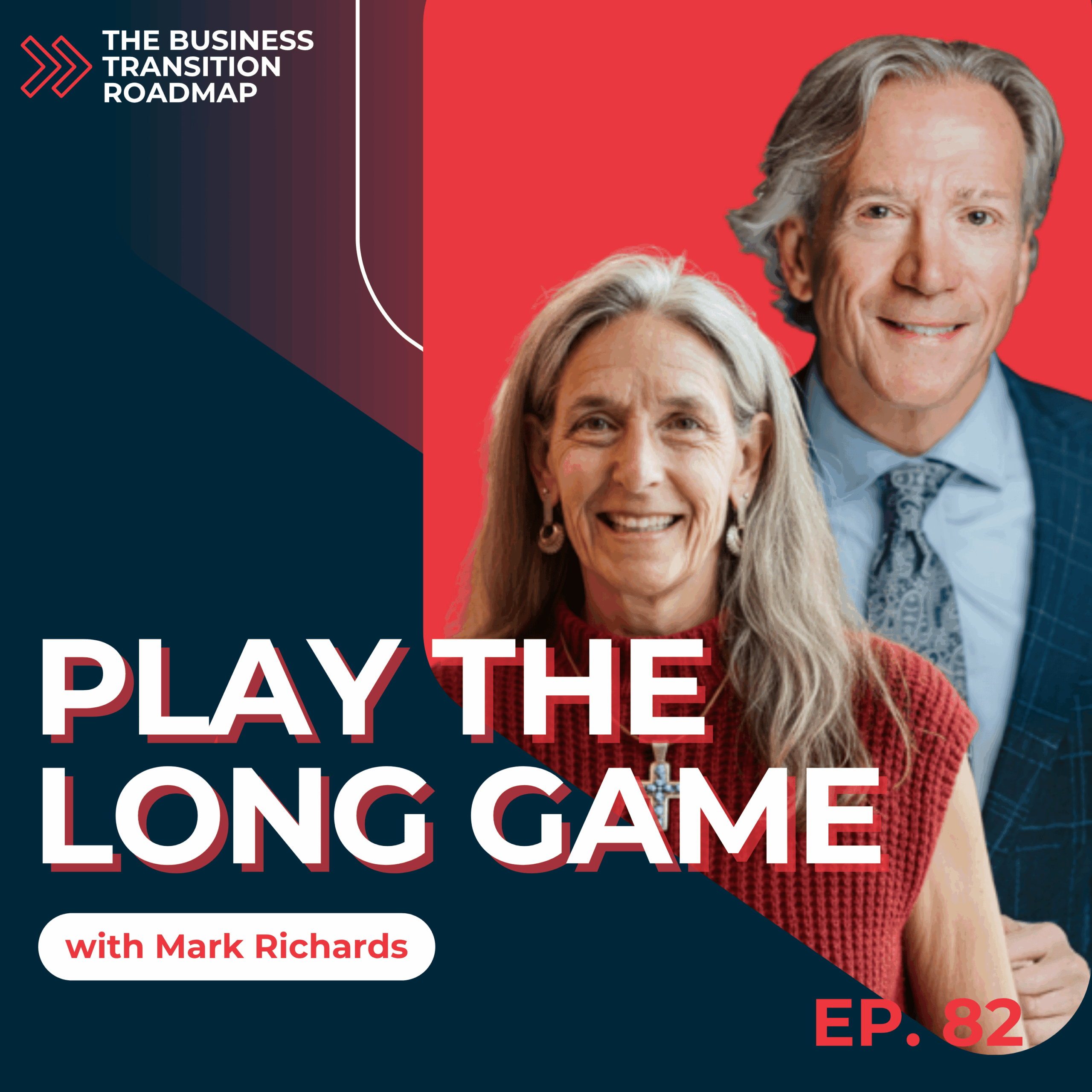 Graphic for the podcast, Sprinkle Kindness and Play the Long Game: One Founder's Three-Transition Journey