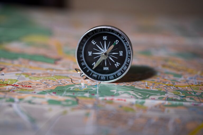 Image of a compass and map for the blog, A Shared Compass for Family Business Transition Planning.